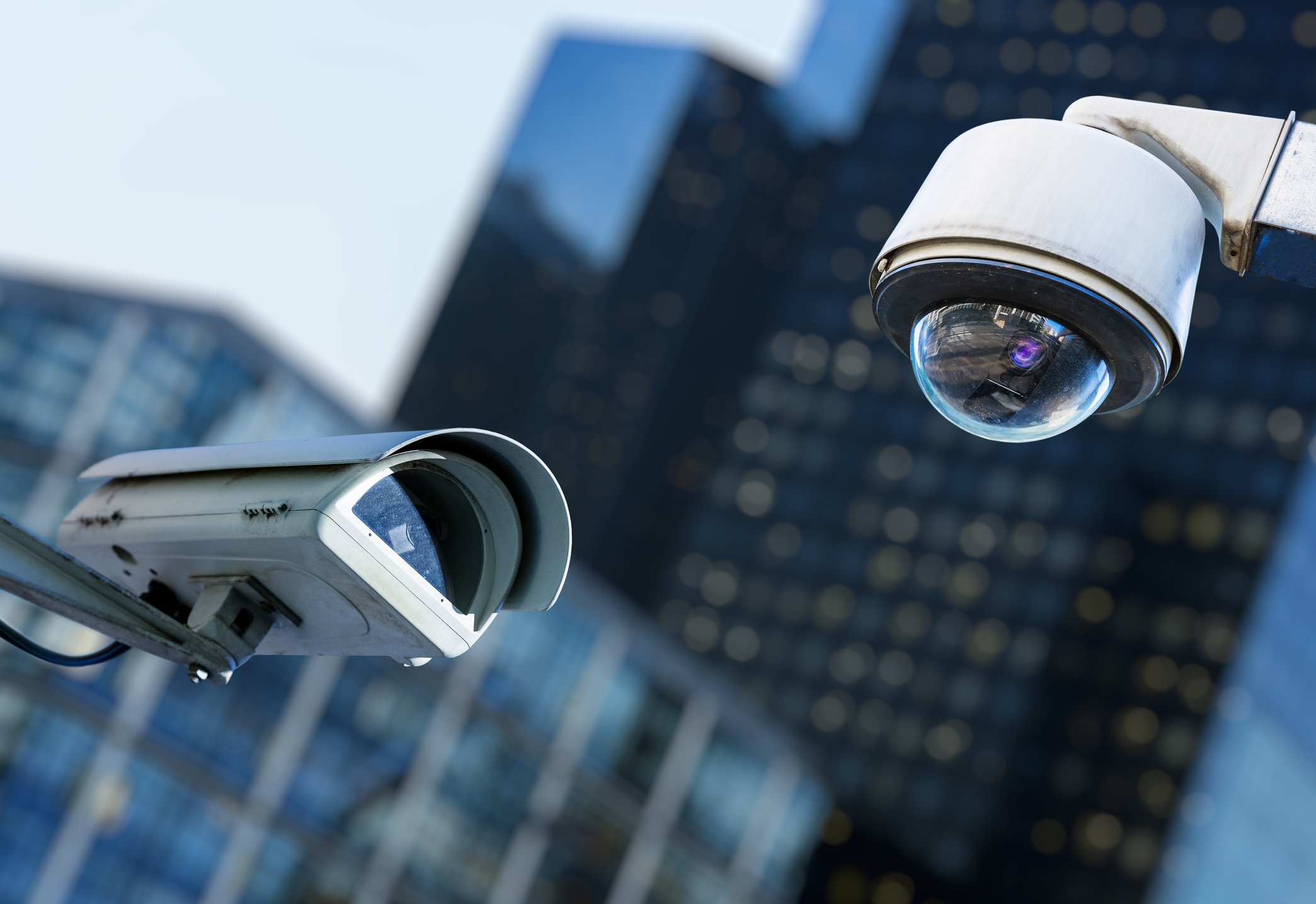 Industrial CCTV installation